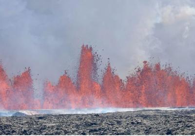 AO VIVO: vulcão entra em erupção na Islândia pela sétima vez desde dezembro