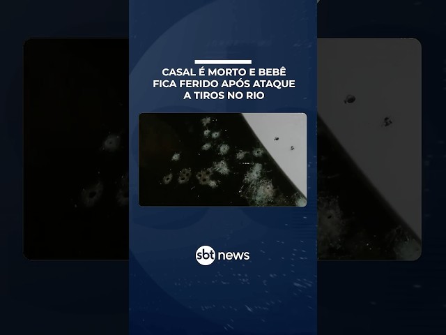 Casal é morto e bebê fica gravemente ferido após ataque na Avenida Brasil, no Rio | #SBTBrasil