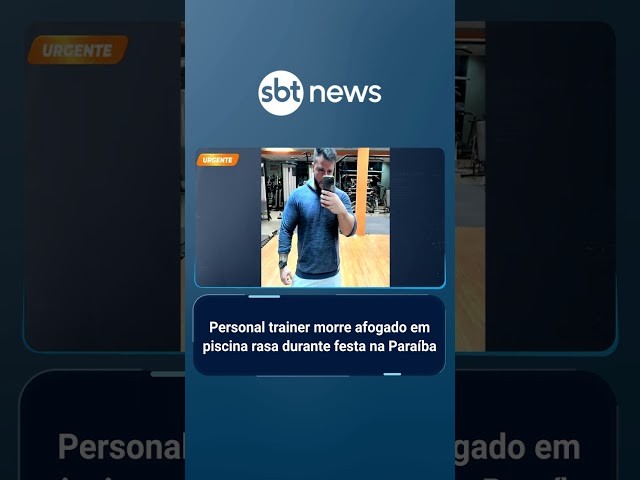 Personal trainer morre afogado em piscina rasa durante festa | #AloVoce
