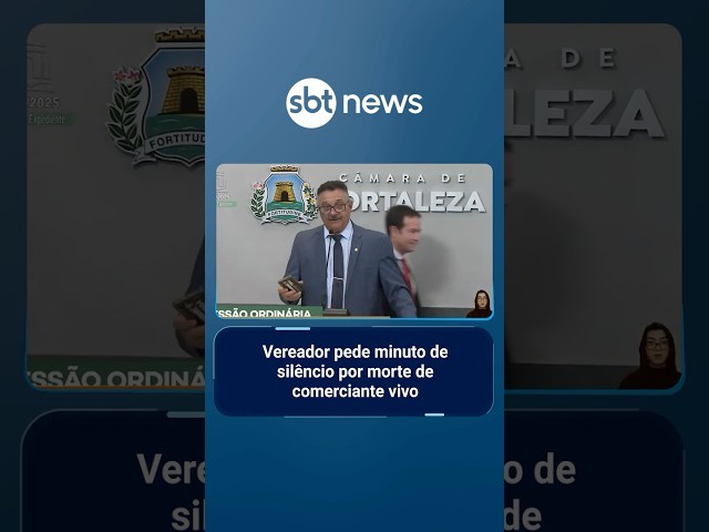 Vereador de Fortaleza pede minuto de silêncio por morte de comerciante vivo | #SBTManhã