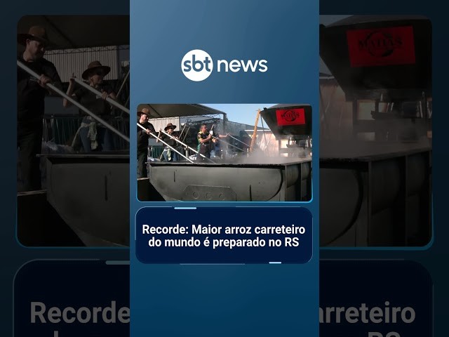 Recorde: Maior arroz carreteiro do mundo é preparado no RS