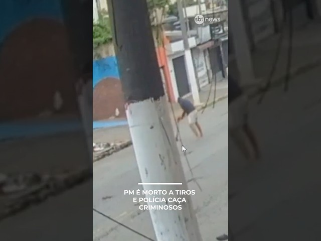 Policial é morto a tiros na zona leste de SP; câmera flagrou crime | #PrimeiroImpacto