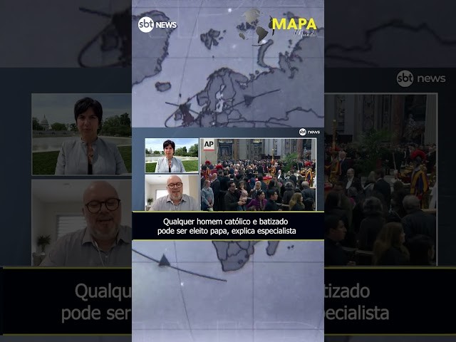Qualquer homem católico e batizado pode ser eleito papa, explica especialista