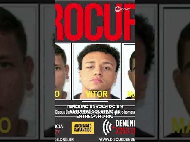 Estupro coletivo em Copacabana: terceiro envolvido se entrega à polícia