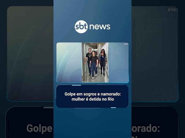 Mulher é presa no Rio ao tentar fugir com dinheiro desviado de namorado e sogros | #SBTBrasil