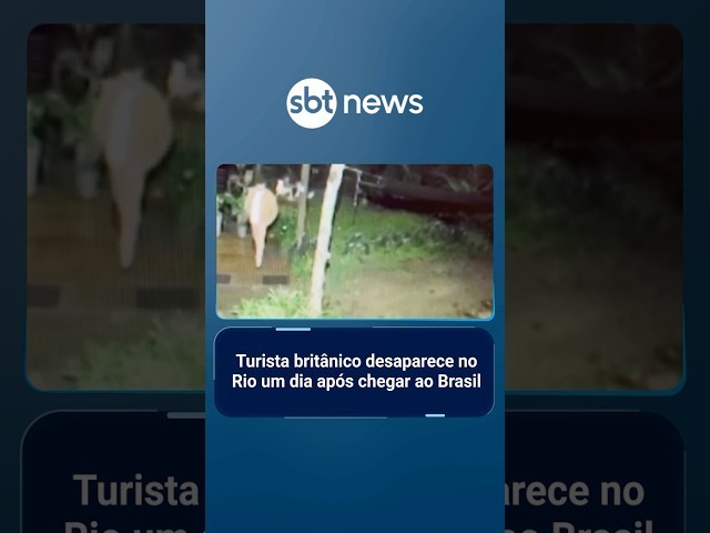 Turista britânico desaparece no Rio um dia após chegar ao Brasil | #SBTManhã