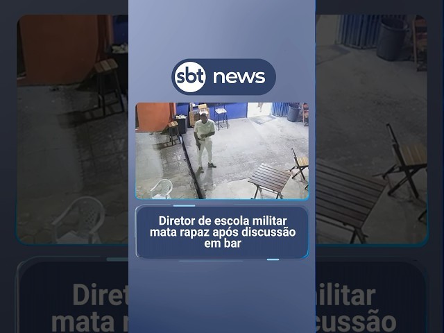 Diretor de escola militar mata rapaz após discussão em bar