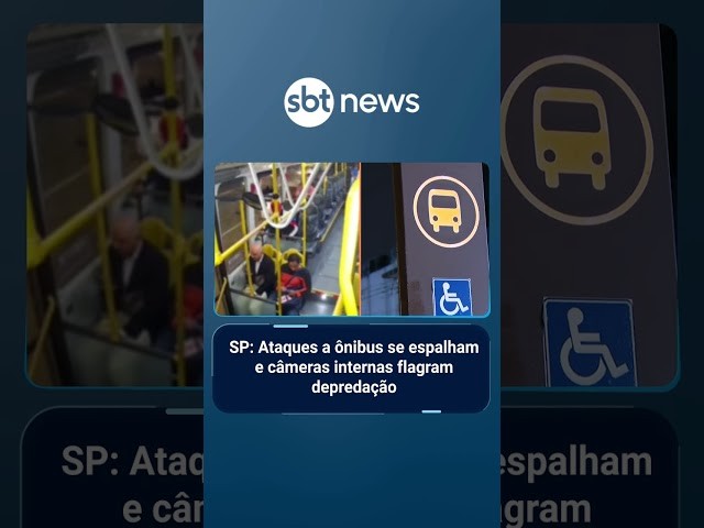 SP: Ataques a ônibus se espalham e polícia investiga ligação com desafio na internet | #SBTManhã