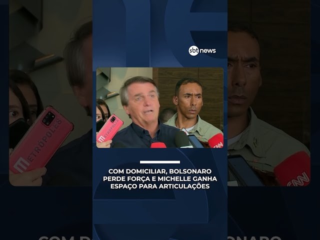 Com domiciliar, Bolsonaro perde força e Michelle ganha espaço para articulações