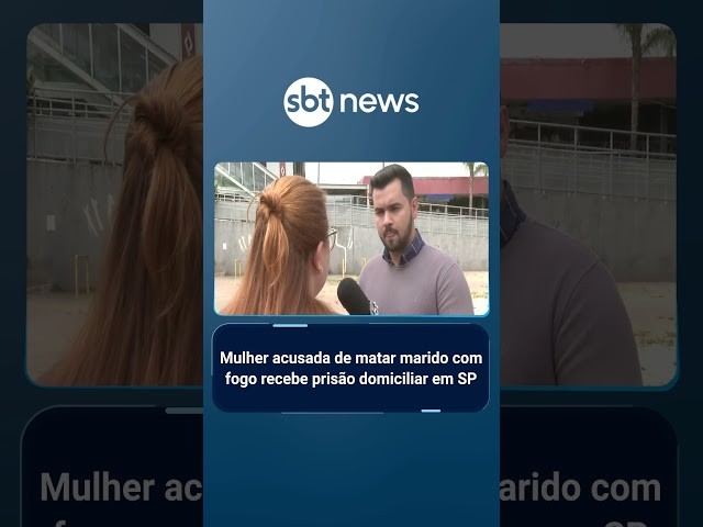 Mulher acusada de matar marido com fogo recebe prisão domiciliar em SP | #AloVoce