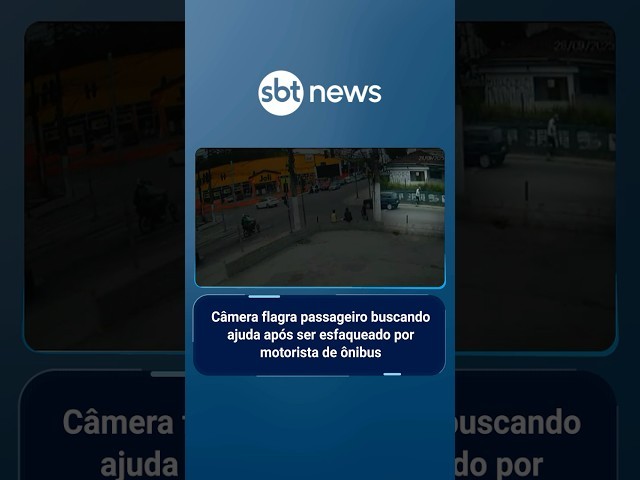 Motorista que matou passageiro a facadas após discussão permanece preso em SP | #SBTManhã