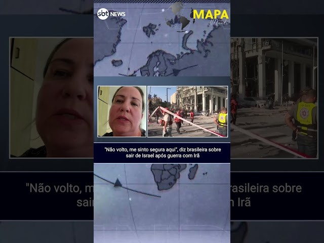 "Não volto, me sinto segura aqui", diz brasileira sobre sair de Israel após guerra