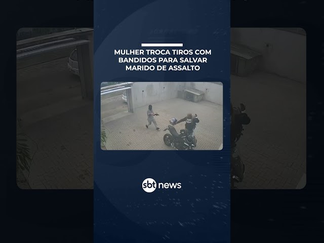 Mulher troca tiros com bandidos para salvar marido de assalto em Içara (SC) | #PrimeiroImpacto
