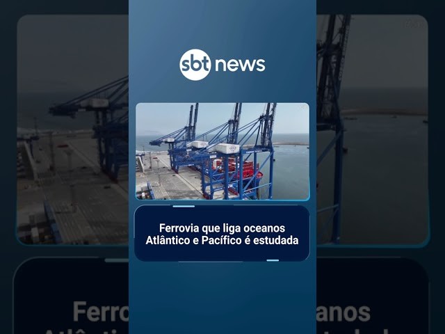 Brasil e China firmam acordo para estudar construção de ferrovia ligando oceanos | #SBTBrasil