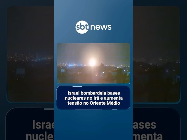 Israel bombardeia bases nucleares no Irã e aumenta tensão no Oriente Médio | #SBTNotícias