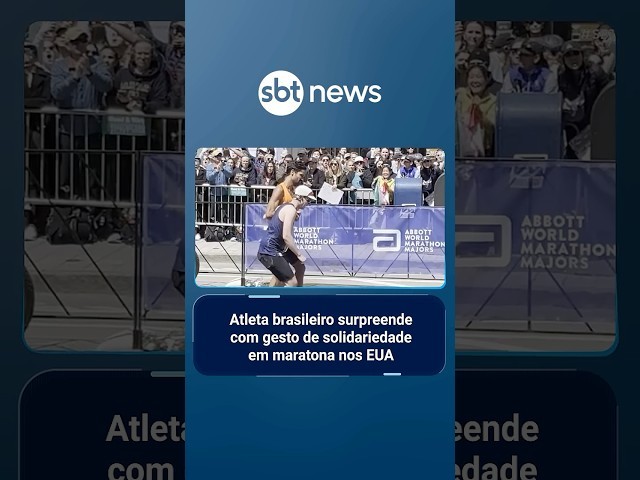 Atleta brasileiro surpreende com gesto de solidariedade em maratona nos EUA