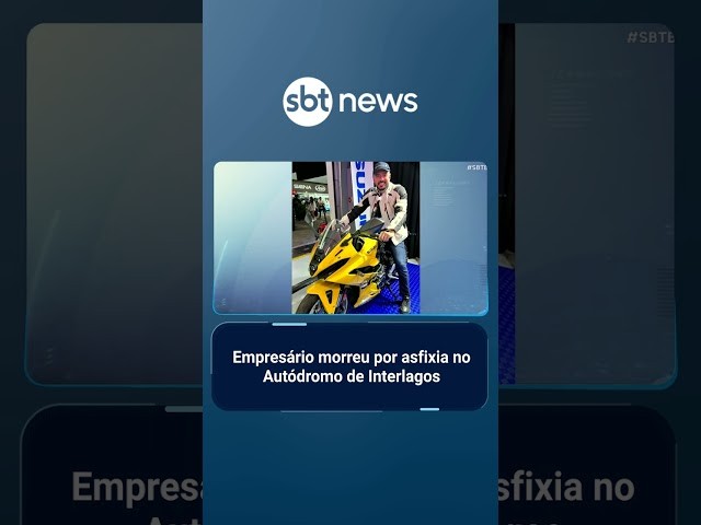 Morte de empresário em Interlagos: Exame descarta uso de álcool e drogas | #SBTBrasil