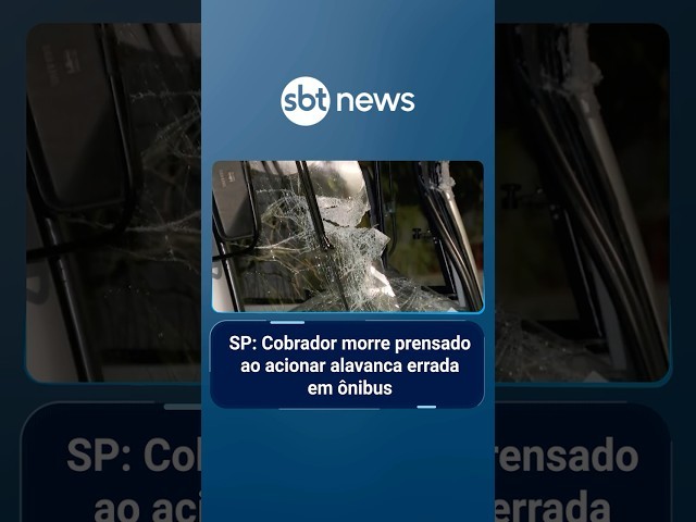 SP: Cobrador morre prensado ao acionar alavanca errada em ônibus | #SBTManhã
