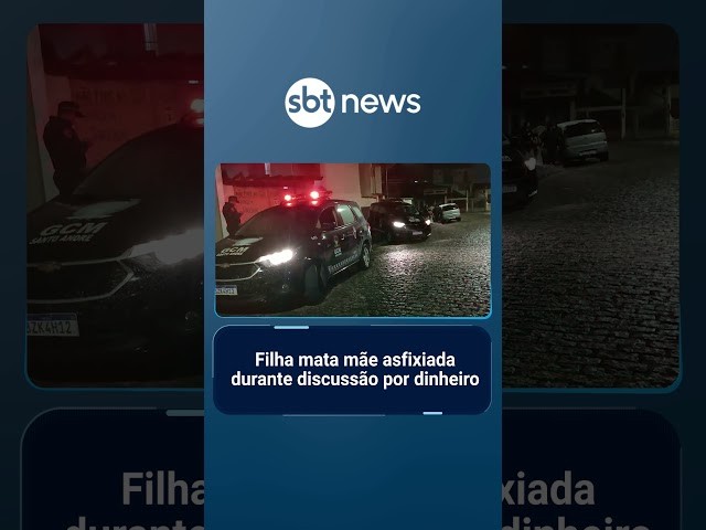 Filha mata mãe asfixiada durante discussão por dinheiro | #SBTNotícias