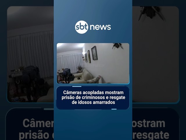 Câmeras acopladas mostram prisão de criminosos e resgate de idosos amarrados | #PrimeiroImpacto