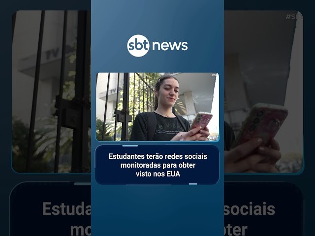 EUA retoma emissão de vistos para estudantes com medidas mais severas | #SBTBrasil