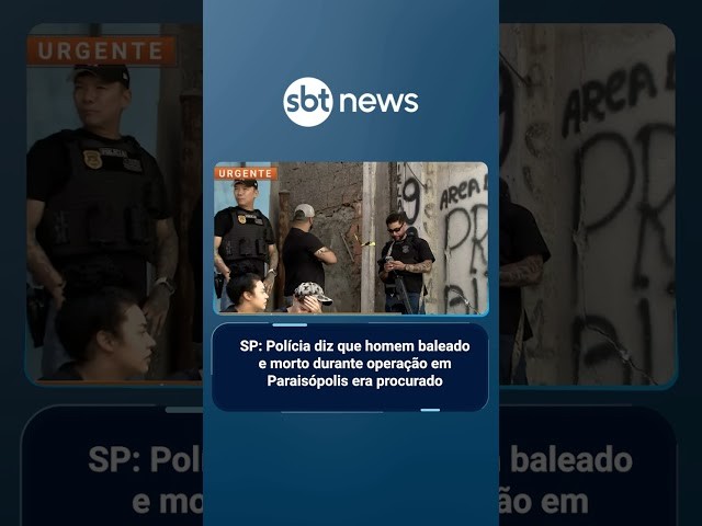 SP: Polícia diz que homem baleado e morto durante operação em Paraisópolis era procurado | #SBTManha
