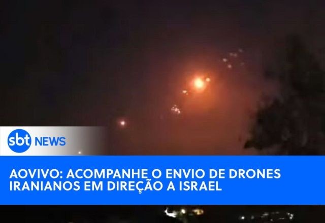 AO VIVO: SBT News acompanha o envio de drones iranianos em direção a Israel