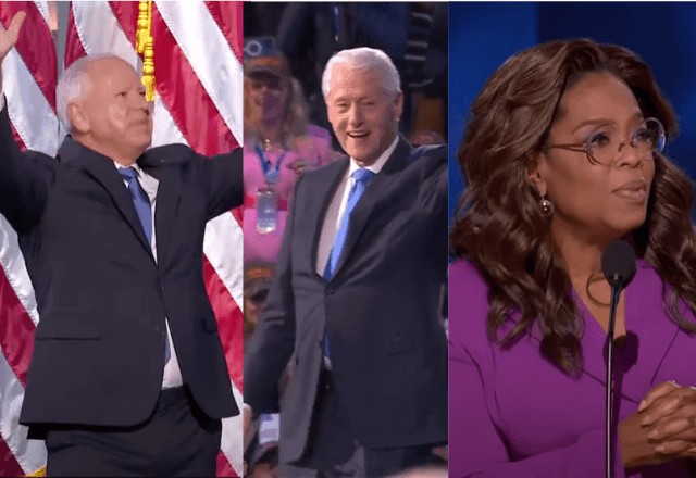 Imagem da noticia Discursos de Tim Walz, Bill Clinton e Oprah Winfrey marcam o 3º dia da Convenção Democrata