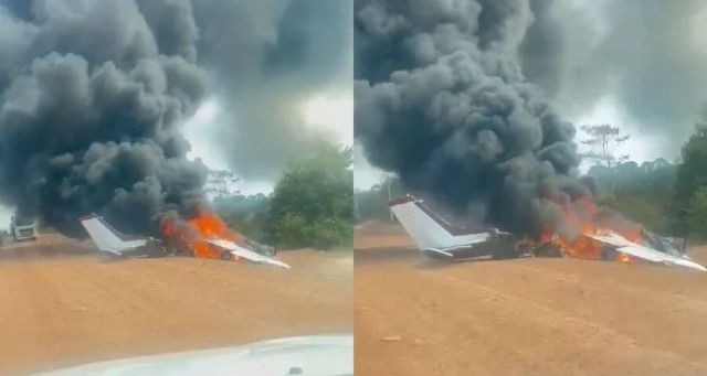 Imagem da noticia Avião monomotor cai na BR-319, entre Manaus e Porto Velho