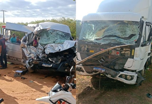 Imagem da noticia Acidente entre van e caminhão deixa 6 mortos no interior do Piauí