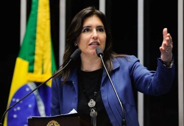 Senadora Simone Tebet testa positivo para covid-19