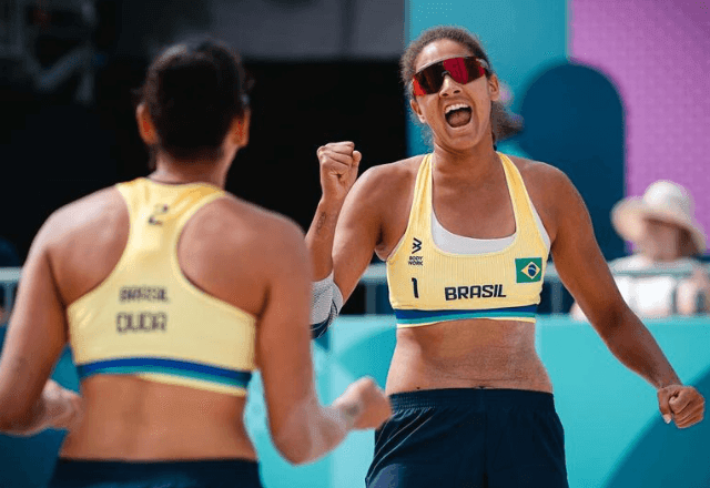 Imagem da noticia Olimpíada 2024: Ana Patrícia e Duda vencem na estreia do vôlei de praia
