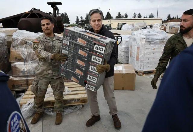 Imagem da noticia Antony  Blinken anuncia ajuda de mais de US$ 100 milhões à Turquia