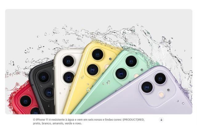 Imagem da noticia Apple é condenada em R$ 5 milhões por propaganda enganosa de iPhone 11