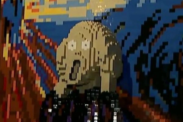 Imagem da noticia Artista reproduz obras famosas com peças de lego