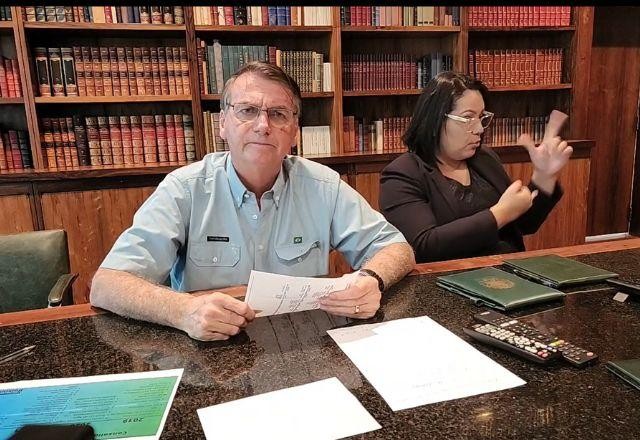 Imagem da noticia Bolsonaro: "O mundo não vai acabar dia 1º. Não vamos para o tudo ou nada"