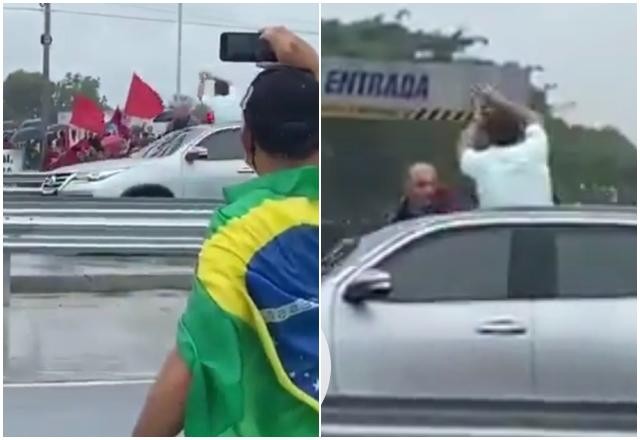 Vídeo: Bolsonaro faz gesto de 'roubo' a opositores em Alagoas