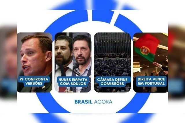 Imagem da noticia Brasil Agora: PF confronta Mauro Cid; direita vence em Portugal
