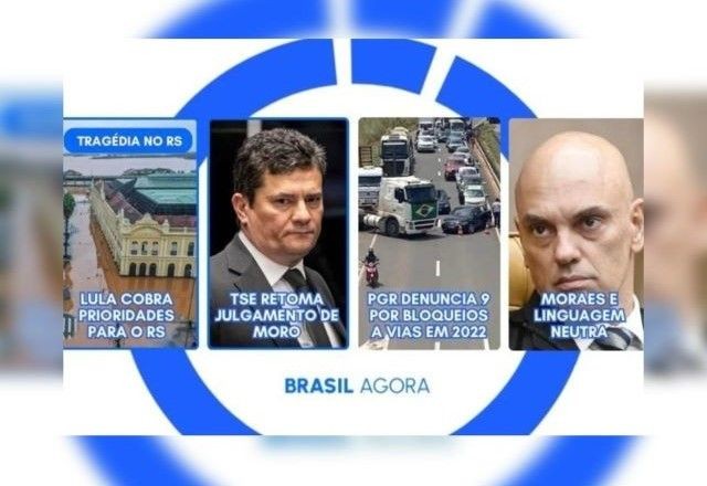 Imagem da noticia Brasil Agora: Lula cobra prioridades para o RS; TSE retoma julgamento de Moro