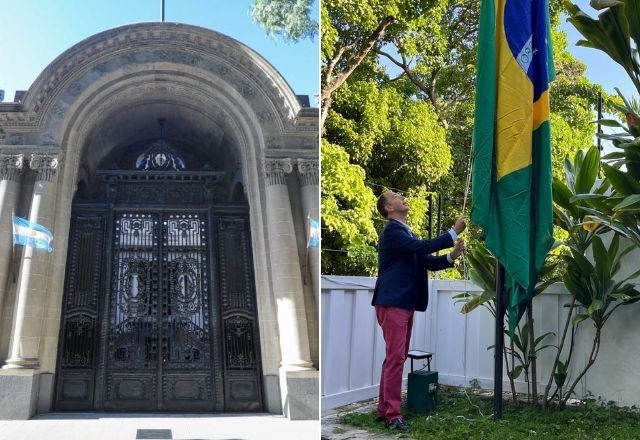 Brasil assume embaixada da Argentina em Caracas; Milei agradece