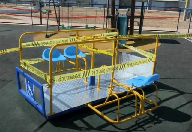 Imagem da noticia  Menina de 9 anos é internada em estado grave após acidente em brinquedo no Distrito Federal