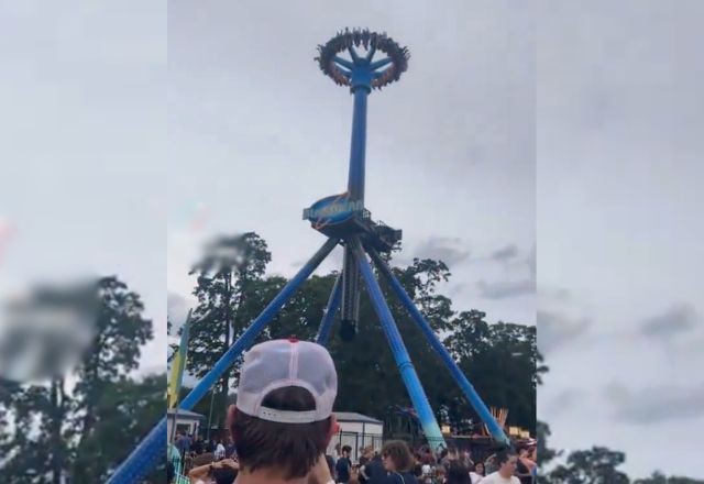 Imagem da noticia Vídeo: brinquedo de parque deixa 30 pessoas presas de cabeça para baixo nos EUA 