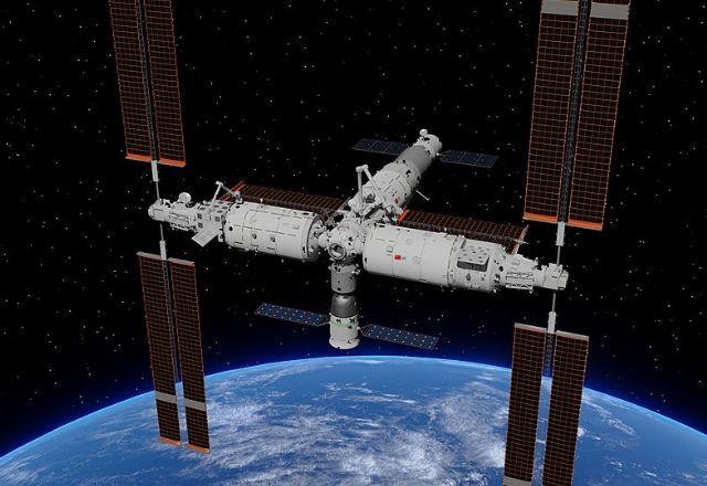 Imagem da noticia China quer produzir energia solar a partir de sua estação espacial