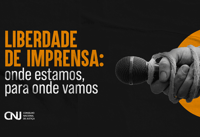 Imagem da noticia Conselho Nacional de Justiça realizará seminário sobre liberdade de imprensa