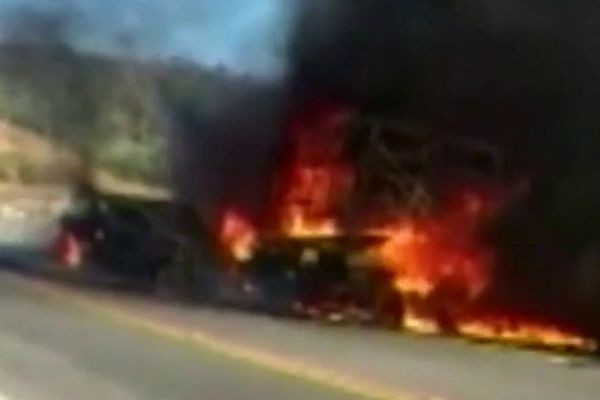 Imagem da noticia Caminhão que causou grave acidente acumula multas por excesso de velocidade