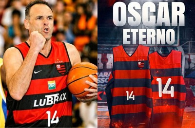 Oscar Schmidt: Flamengo aposenta camisa 14 do basquete em homenagem ao ex-jogador