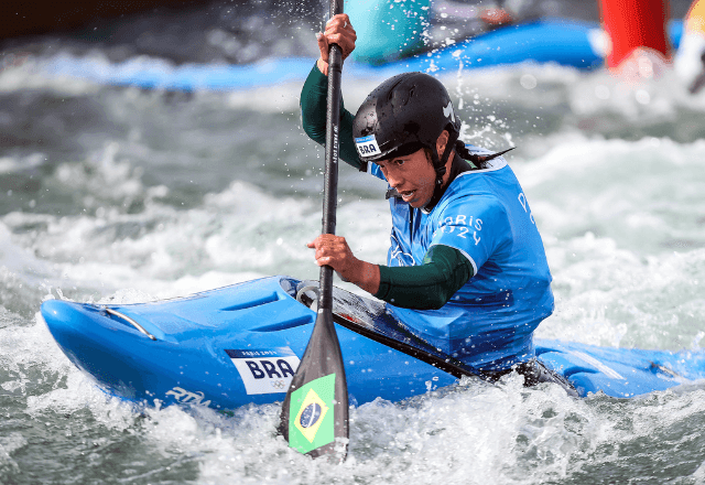 Imagem da noticia Olimpíada de Paris: Ana Sátila fica em 2º lugar no caiaque cross e se classifica para as quartas