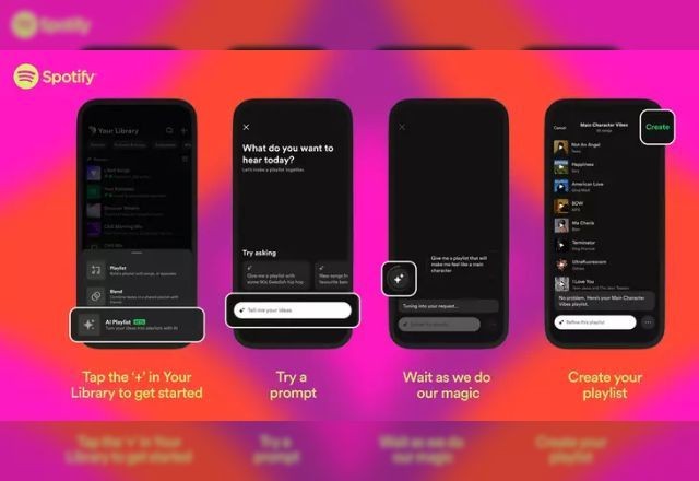 Spotify testa inteligência artificial para criar playlist com comando de texto