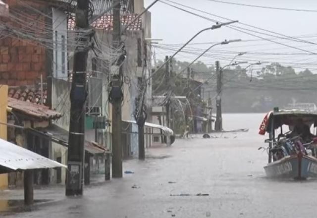 Chuva provoca novos estragos no Norte e Nordeste do país