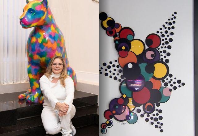 Cintia Abravanel apresenta obra de arte inédita em São Paulo